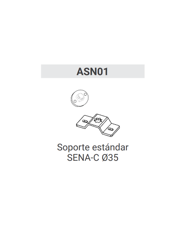 ASN01 SOPORTE ESTANDAR SENA-C 35MM